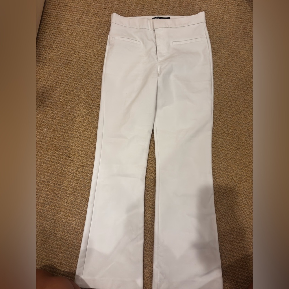 White Zara pants